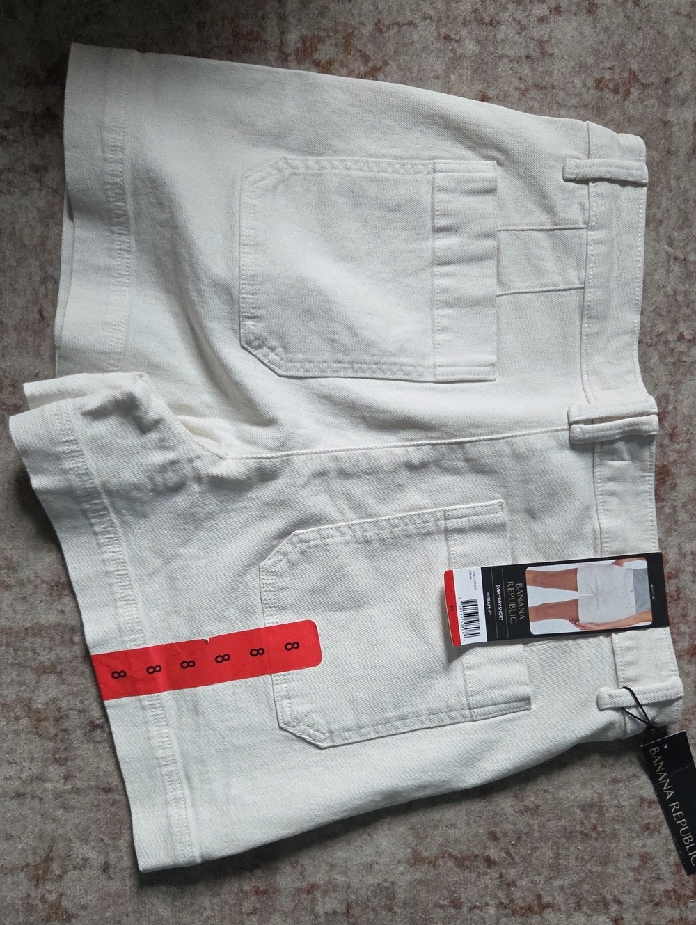Banana Republic Women’s White Relaxed Denim Shorts
